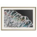 Wall Poster Water Abstraction - Foaming Color Wave on a Black Shore Background 145188 additionalThumb 27