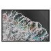Wall Poster Water Abstraction - Foaming Color Wave on a Black Shore Background 145188 additionalThumb 23