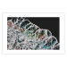 Wall Poster Water Abstraction - Foaming Color Wave on a Black Shore Background 145188 additionalThumb 20