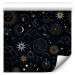 Wallpaper Cosmos - Decorative Symbols of the Sun and Moon in the Night Sky 146388 additionalThumb 6