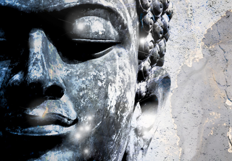 Canvas Enlightened Buddha - Statue in a Blue Tone with a Mandala 146488 additionalImage 4