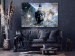 Canvas Enlightened Buddha - Statue in a Blue Tone with a Mandala 146488 additionalThumb 3