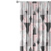 Decorative Curtain Powdery triangles - geometric, minimalist motif in shades of pink 147188 additionalThumb 5