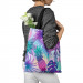 Shopping Bag Piña colada - neon graphic pattern with tropical flora 147488 additionalThumb 3