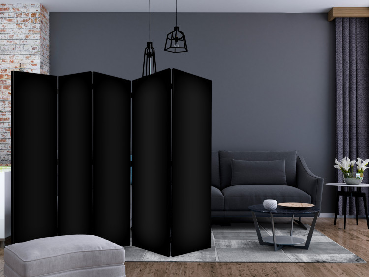 Folding Screen Solid Black II [Room Dividers] 150788 additionalImage 4