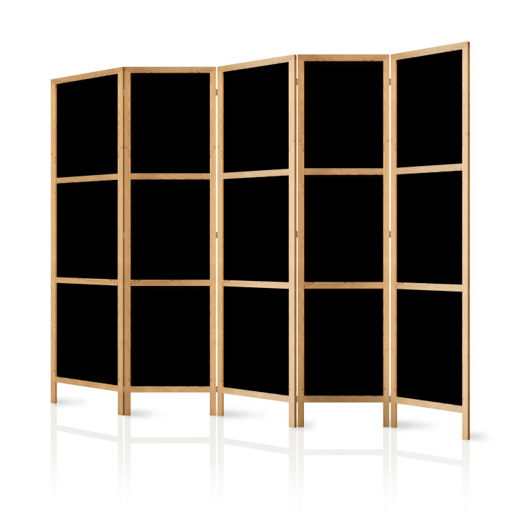 Folding Screen Solid Black II [Room Dividers] 150788 additionalImage 5
