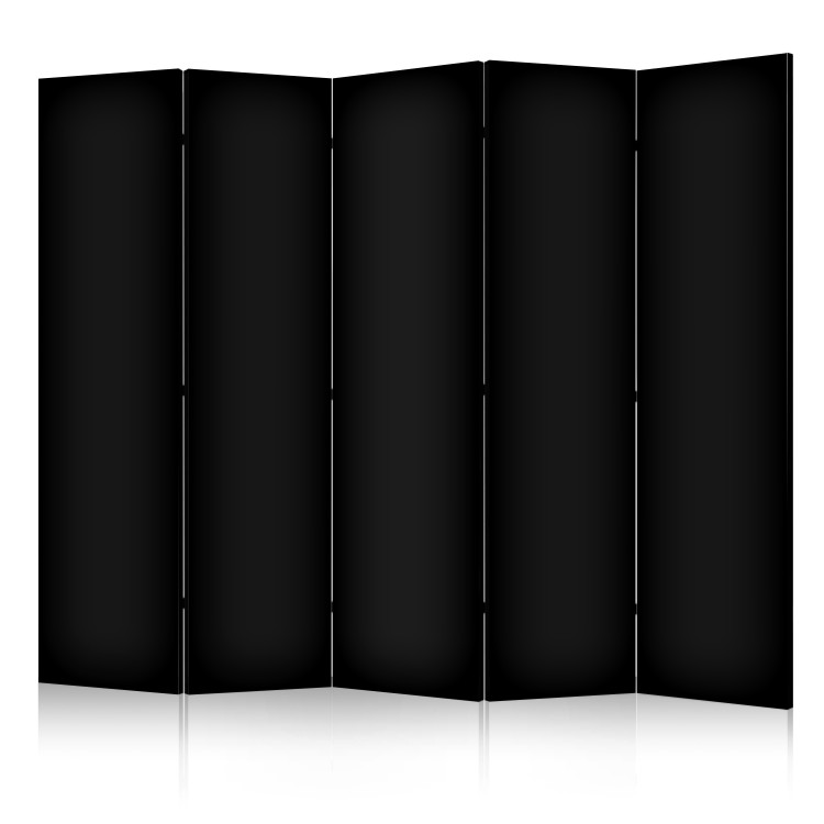 Folding Screen Solid Black II [Room Dividers] 150788