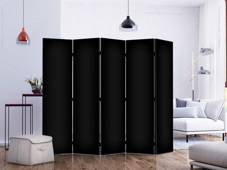 Folding Screen Solid Black II [Room Dividers] 150788 additionalImage 2