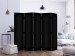 Folding Screen Solid Black II [Room Dividers] 150788 additionalThumb 2