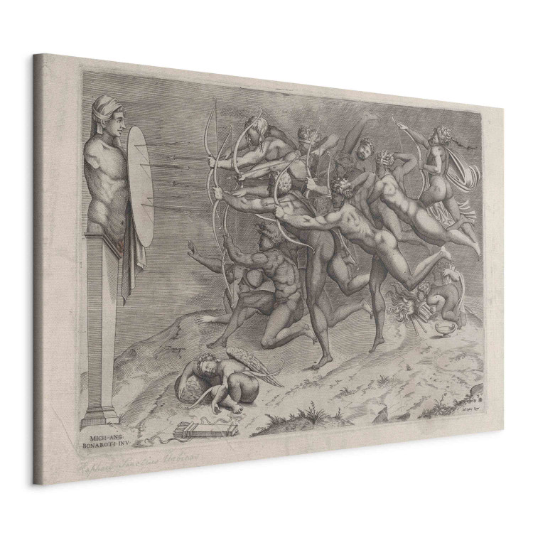 Reproduction Painting Naked Archers Shooting at a Target 151988 additionalImage 2
