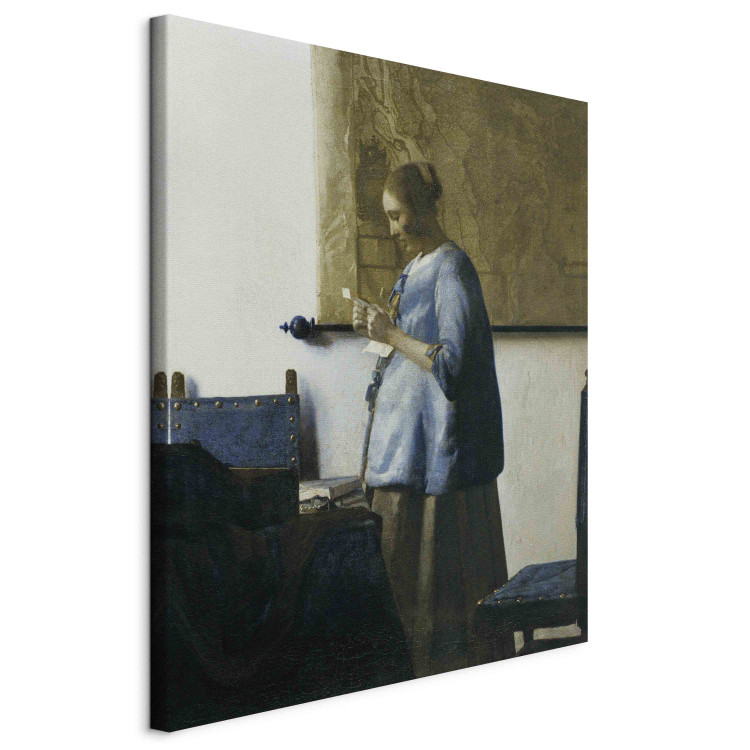 Reproduction Painting Woman in blue reading a letter 152388 additionalImage 2