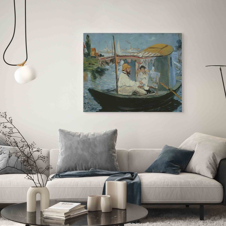 Art Reproduction Monet in his Floating Studio 153388 additionalImage 3