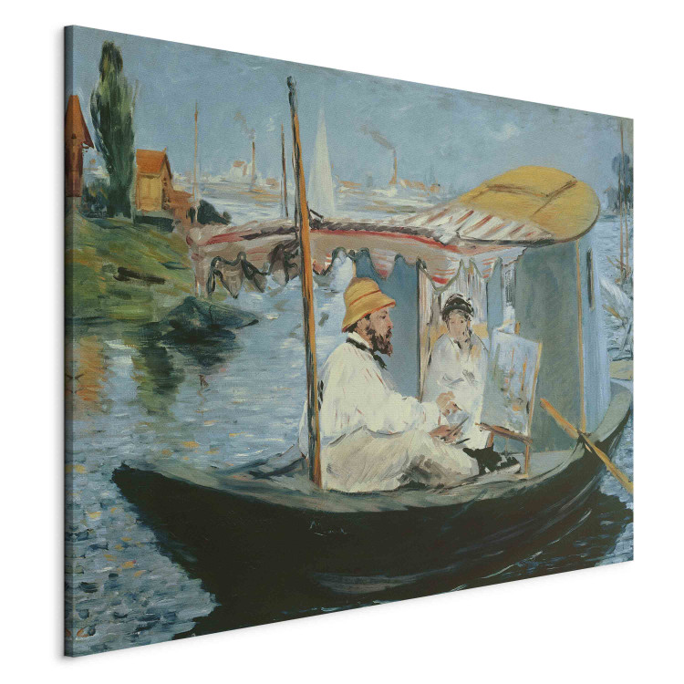 Art Reproduction Monet in his Floating Studio 153388 additionalImage 2