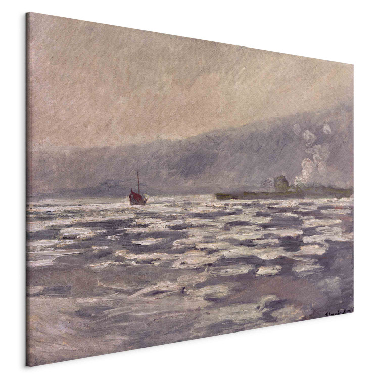 Reproduction Painting C.Monet, Les Glaçons, écluse de Port-V. 156888 additionalImage 2