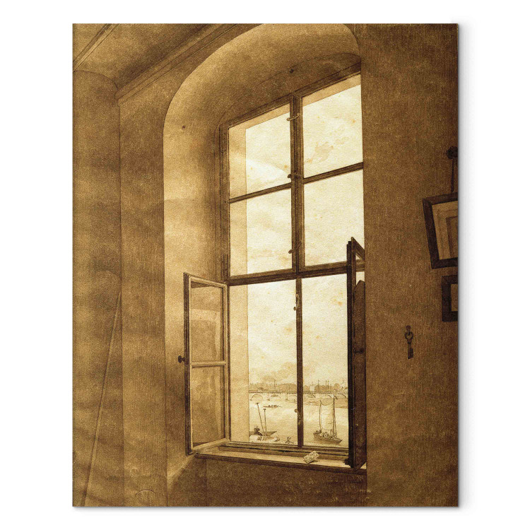 Art Reproduction View from the studio of the artist (left window) 158688
