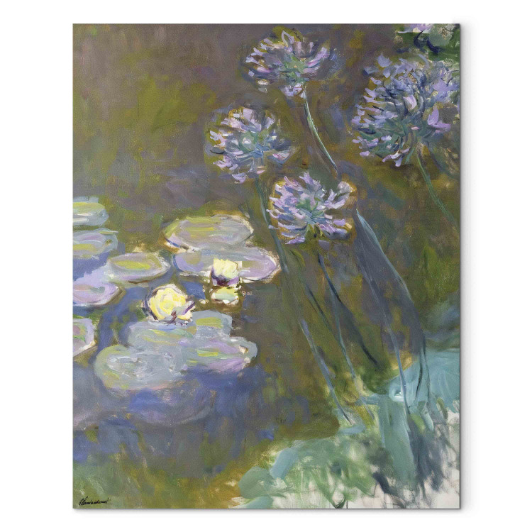 Art Reproduction Water-lilies and Agapanthus 159788