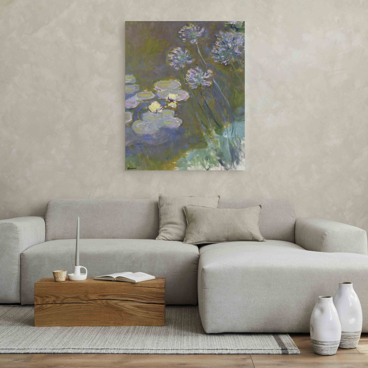 Art Reproduction Water-lilies and Agapanthus 159788 additionalImage 3