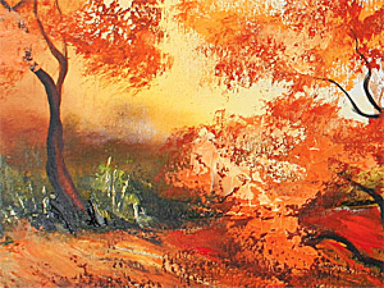 Canvas Art Print Autumn colours 49588 additionalImage 2