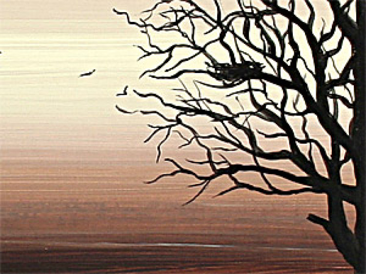 Canvas Art Print Abandoned trees 50388 additionalImage 2