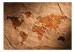 Wall Mural Paper Journeys - World Map on Background with Texture of Old Paper 64788 additionalThumb 1