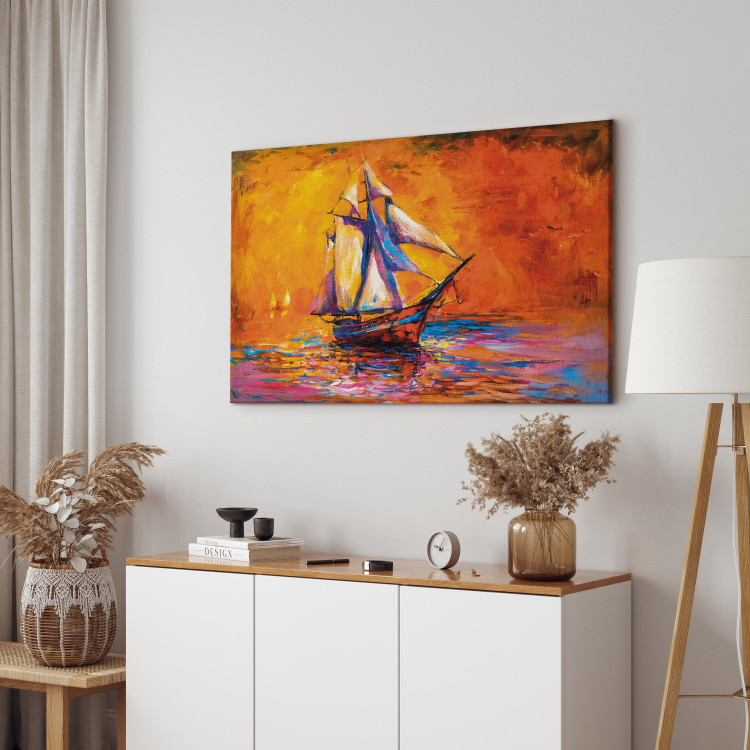 Canvas Print Ocean of the Setting Sun 90288 additionalImage 4