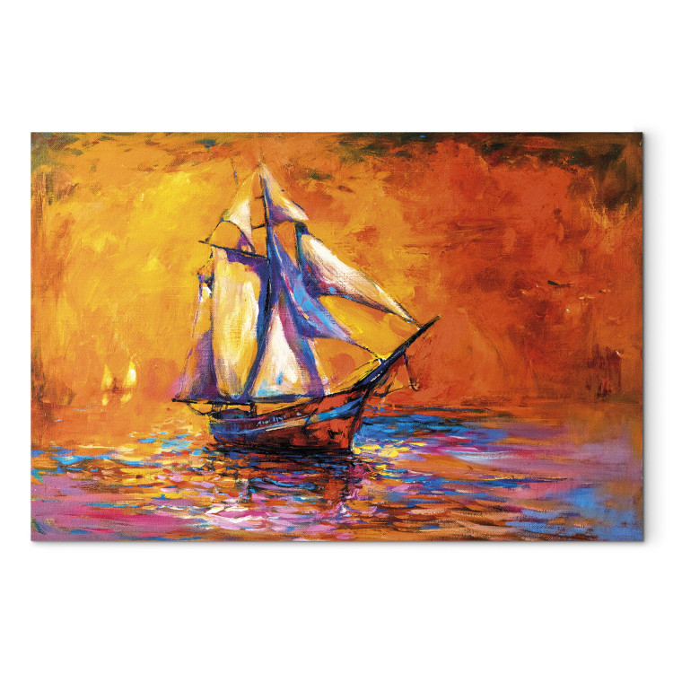 Canvas Print Ocean of the Setting Sun 90288