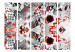 Room Separator Geometric Cosmos II - abstract figures on beige texture 107598 additionalThumb 3