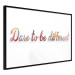 Wall Poster Dare to be different - colorful English texts on a white background 115298 additionalThumb 10