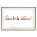 Wall Poster Dare to be different - colorful English texts on a white background 115298 additionalThumb 19