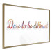 Wall Poster Dare to be different - colorful English texts on a white background 115298 additionalThumb 12