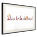 Wall Poster Dare to be different - colorful English texts on a white background 115298 additionalThumb 3
