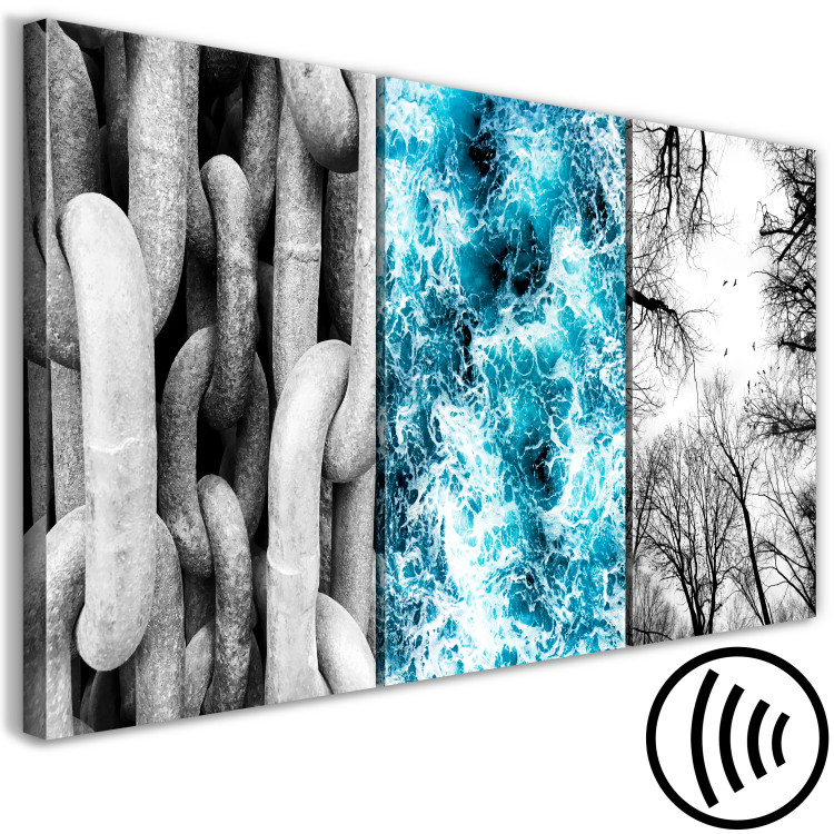 Canvas Print Restless sea - frames captured during a walk by the sea 117098 additionalImage 6