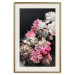 Poster Bouquet in Darkness - composition of colorful flowers on a background of deep black 117898 additionalThumb 19
