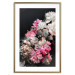 Poster Bouquet in Darkness - composition of colorful flowers on a background of deep black 117898 additionalThumb 16