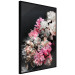 Poster Bouquet in Darkness - composition of colorful flowers on a background of deep black 117898 additionalThumb 10