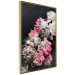 Poster Bouquet in Darkness - composition of colorful flowers on a background of deep black 117898 additionalThumb 14