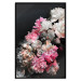 Poster Bouquet in Darkness - composition of colorful flowers on a background of deep black 117898 additionalThumb 24
