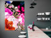 Poster Scent of Summer - colorful composition with flowers on glamour black 117998 additionalThumb 17