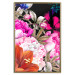 Poster Scent of Summer - colorful composition with flowers on glamour black 117998 additionalThumb 20