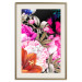 Poster Scent of Summer - colorful composition with flowers on glamour black 117998 additionalThumb 19