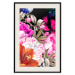 Poster Scent of Summer - colorful composition with flowers on glamour black 117998 additionalThumb 18