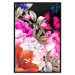 Poster Scent of Summer - colorful composition with flowers on glamour black 117998 additionalThumb 18