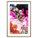 Poster Scent of Summer - colorful composition with flowers on glamour black 117998 additionalThumb 16