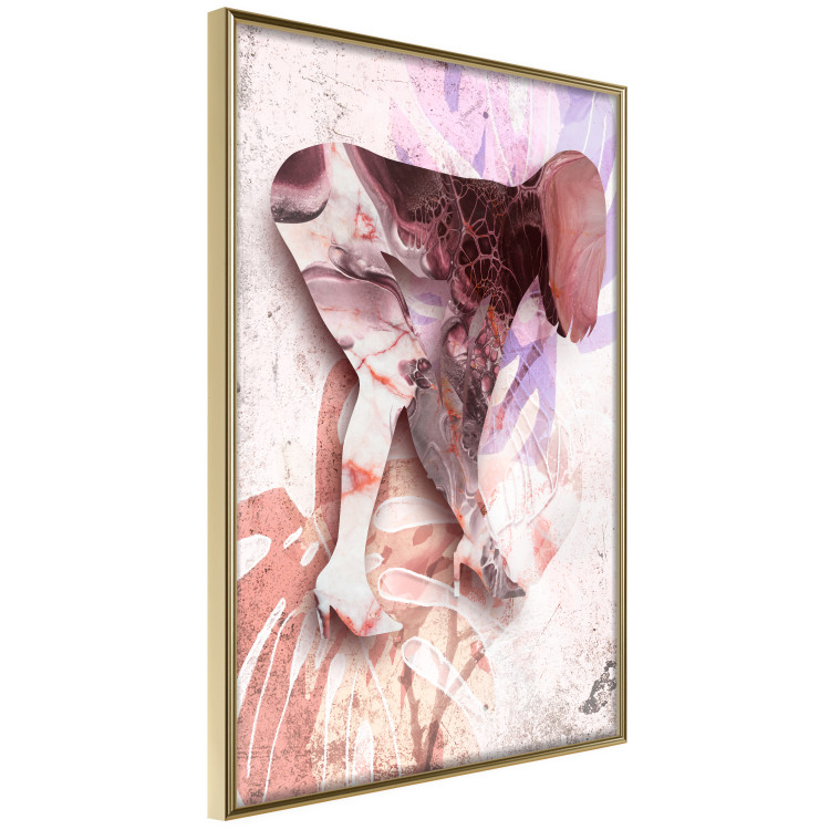 Wall Poster Sensual Botany - colorful abstraction with a woman and plants in the background 121898 additionalImage 12
