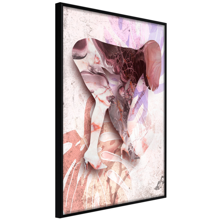 Wall Poster Sensual Botany - colorful abstraction with a woman and plants in the background 121898 additionalImage 12