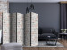 Room Separator Spring Shade II - texture of brick with gray and orange hues 122998 additionalThumb 4