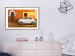 Wall Poster Italian Alley - car on street against orange architecture backdrop 123798 additionalThumb 13