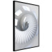 Wall Poster Downward Path - architecture of white stairs in abstract motif 123898 additionalThumb 10