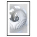 Wall Poster Downward Path - architecture of white stairs in abstract motif 123898 additionalThumb 15