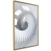 Wall Poster Downward Path - architecture of white stairs in abstract motif 123898 additionalThumb 12